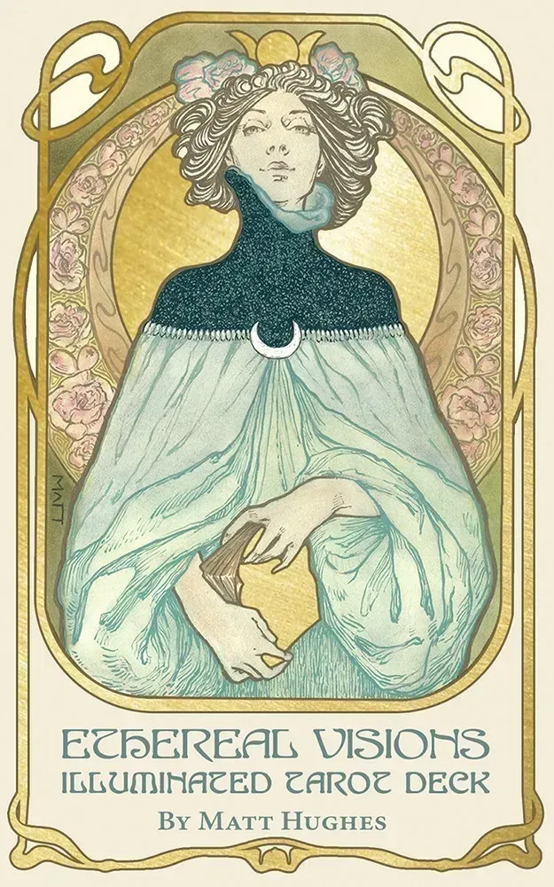 The Ethereal Visions Illuminated tarot deck illustration