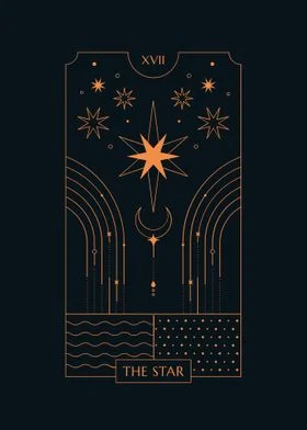 The Star tarot card illustration