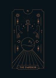 The Emperor tarot card illustration