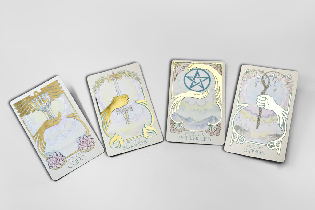 Ethereal Visions: Illuminated Tarot Deck