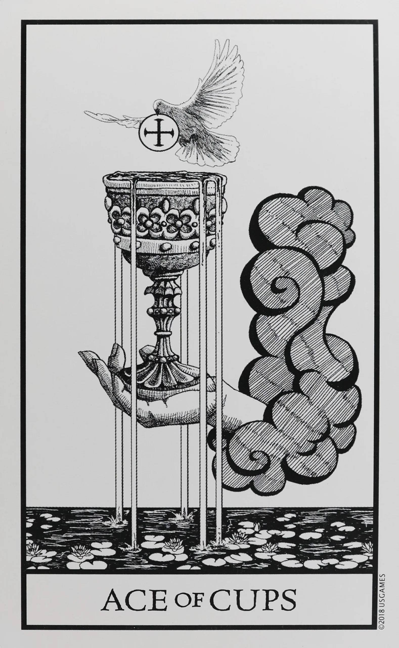 Bianco Nero Tarot Cups 1