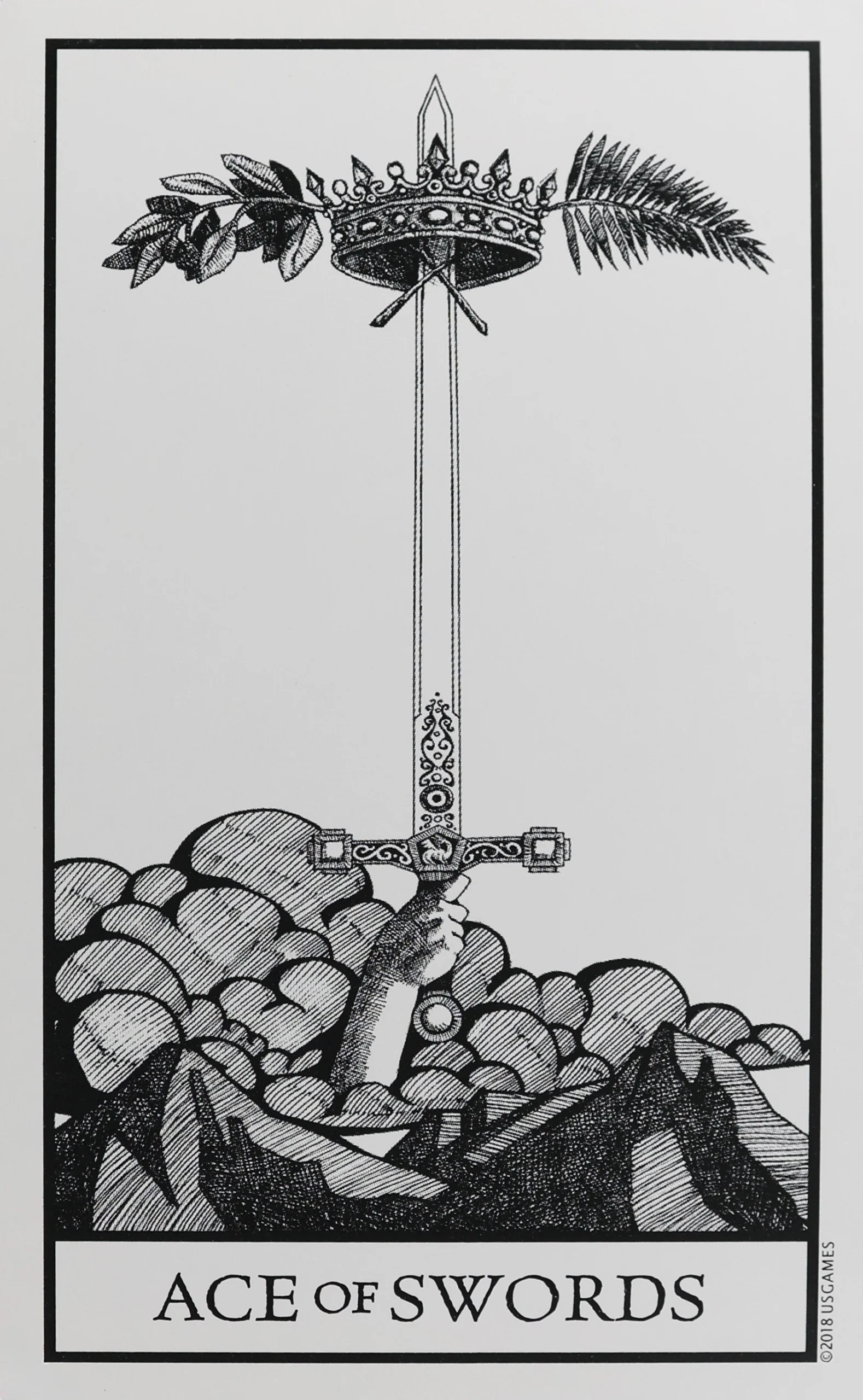 Bianco Nero Tarot Swords 1