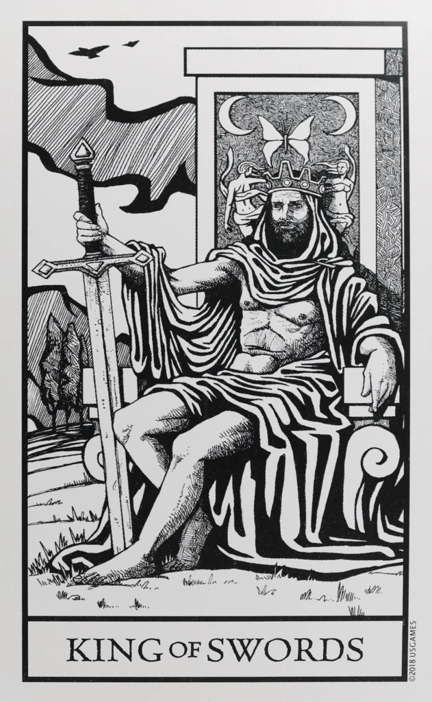 Bianco Nero Tarot Swords King