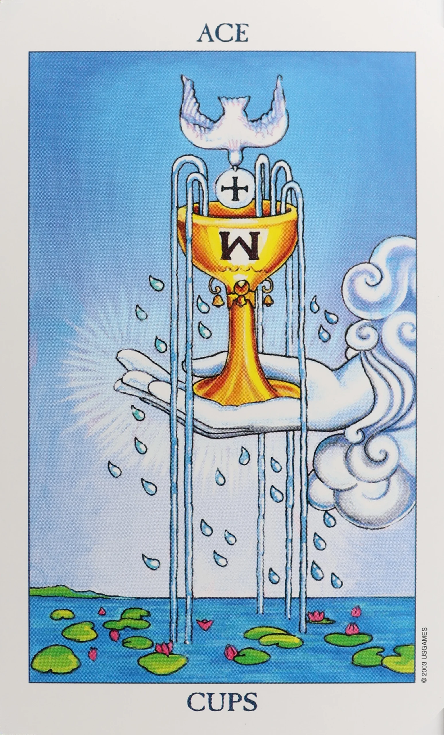 Radiant Rider Waite Tarot Cups 1
