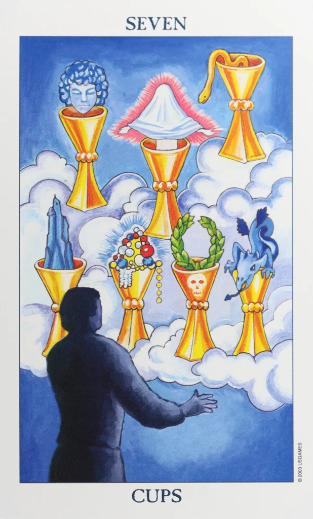 Radiant Rider Waite Tarot Cups 7