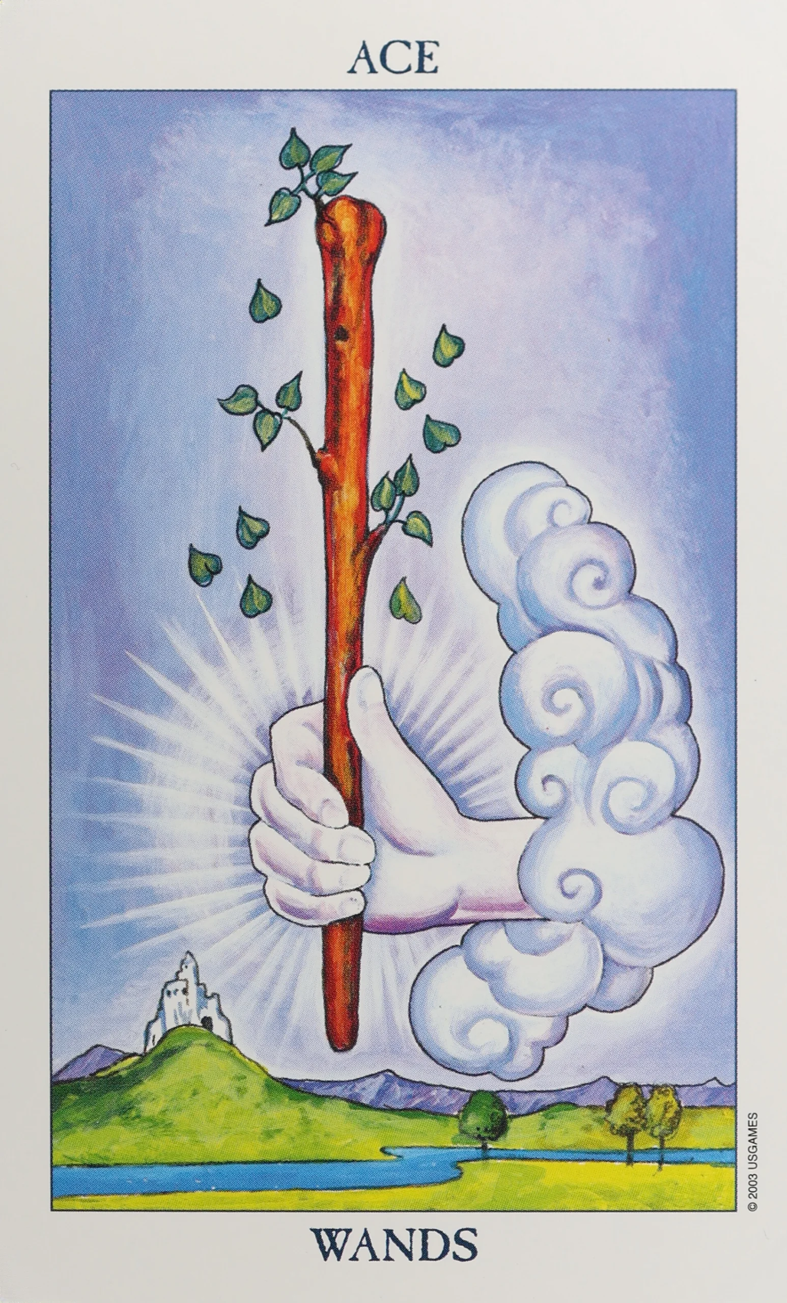 Radiant Rider Waite Tarot Wands 1