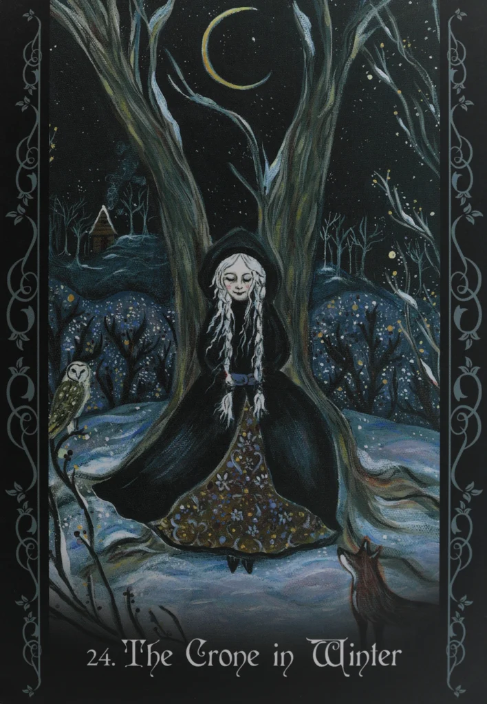 Solitary Witch Oracle 24 The Crone in Winter