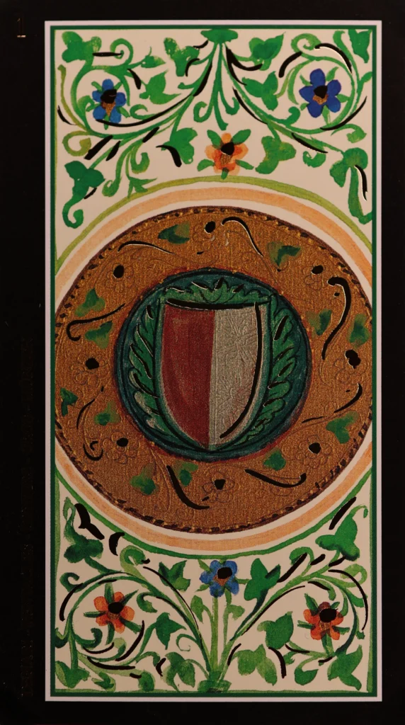 Visconti Tarot Pentacles 1