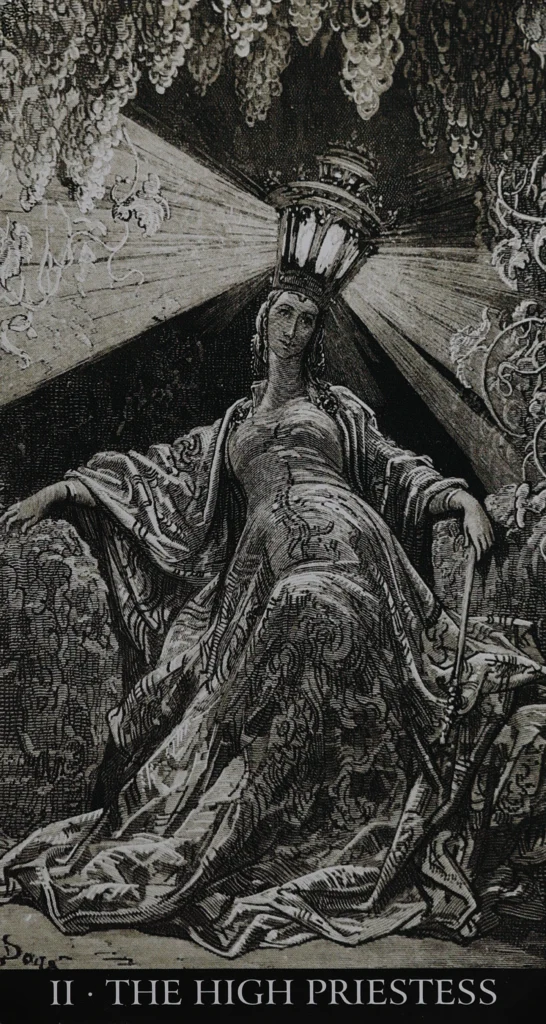 dore-tarot-2-the-high-priestess-tarot-card