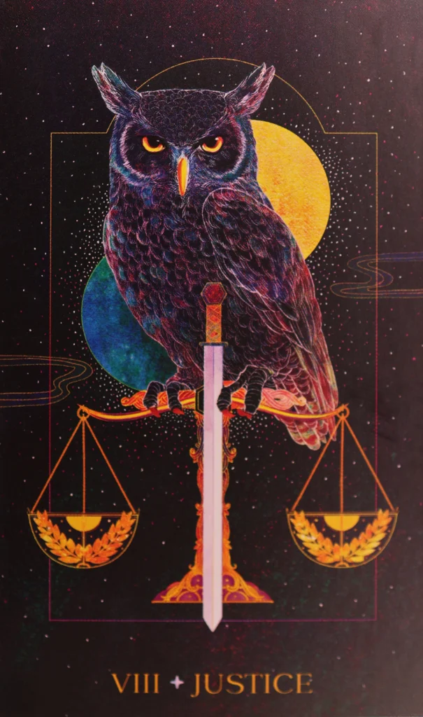 oriens-animal-tarot-8-justice-tarot-card
