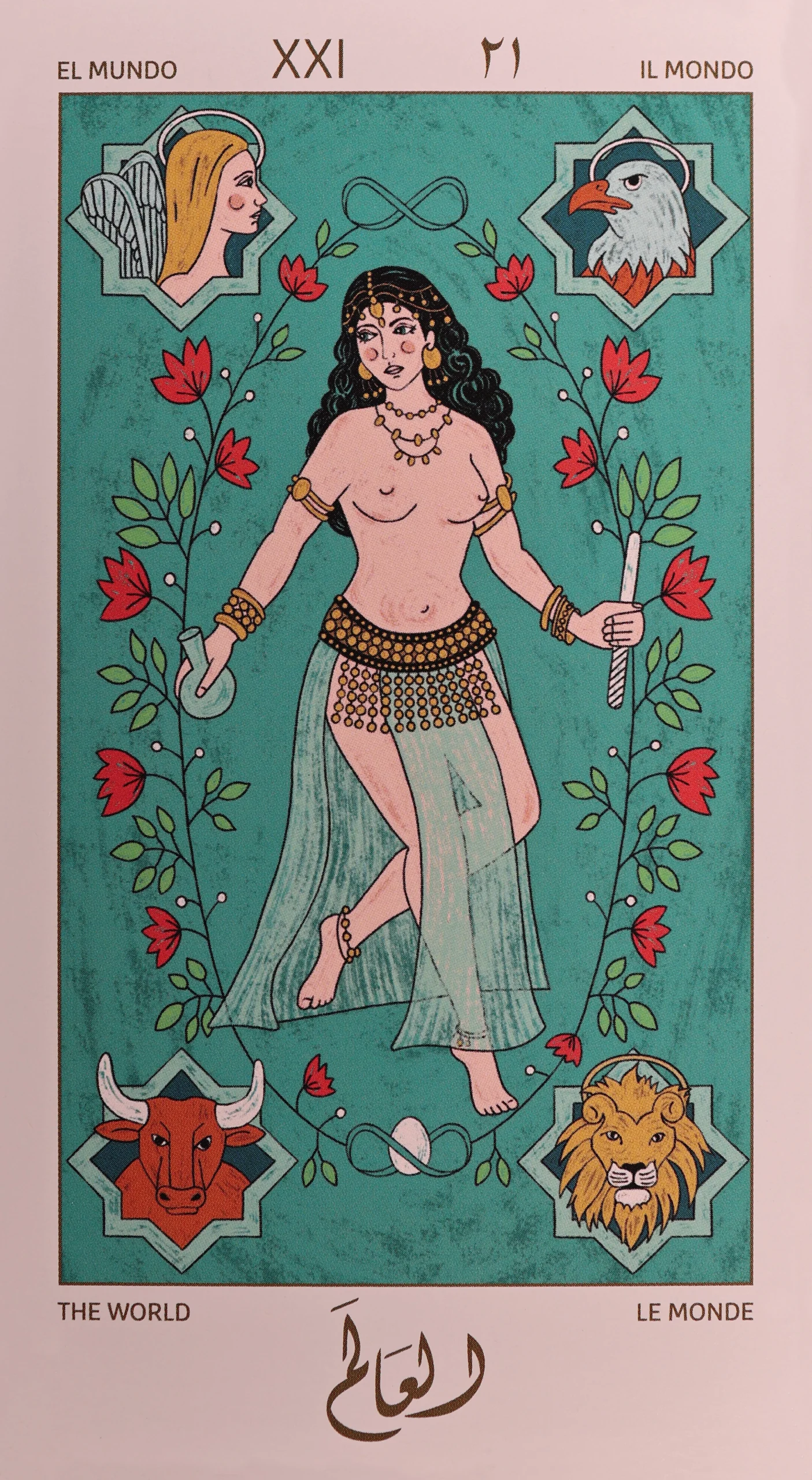 tarot-beirut-21-alam-the-world-tarot-card