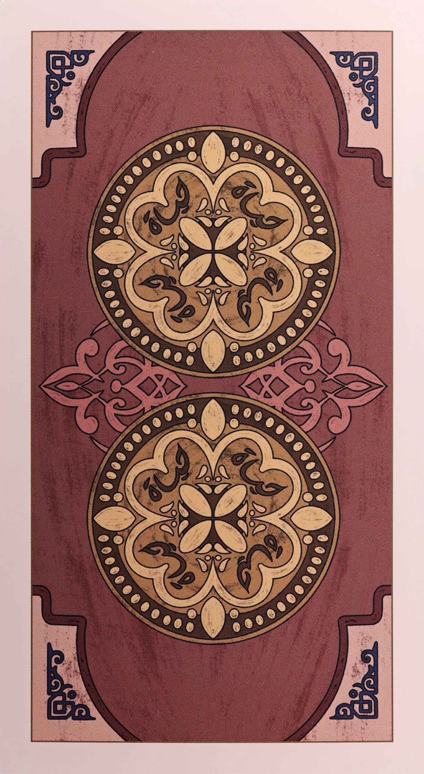 tarot-beirut-dinariyya-2-two-of-dinariyya-two-of-pentacles-tarot-card
