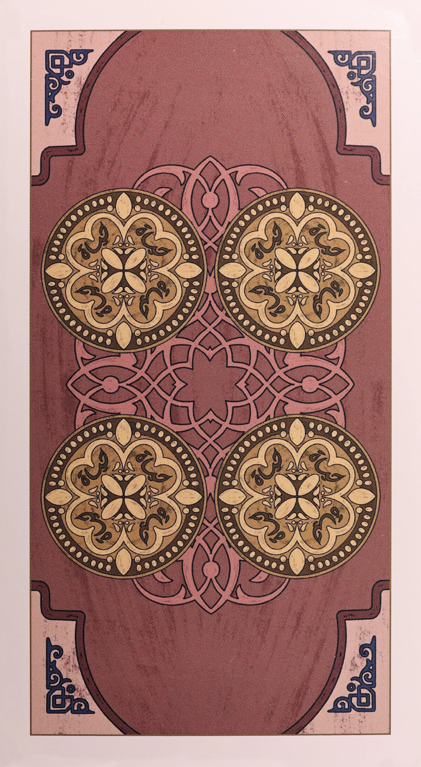 tarot-beirut-dinariyya-4-four-of-dinariyya-four-of-pentacles-tarot-card