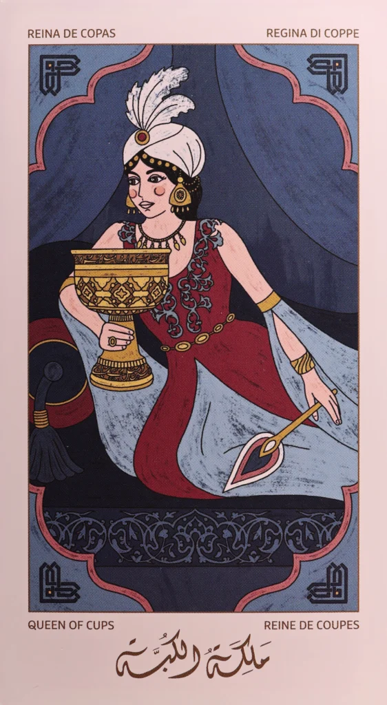tarot-beirut-kubba-13-malika-of-kubba-queen-of-cups-tarot-card