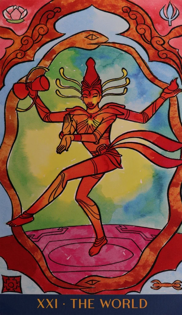 yoga-tarot-21-the-world-tarot-card
