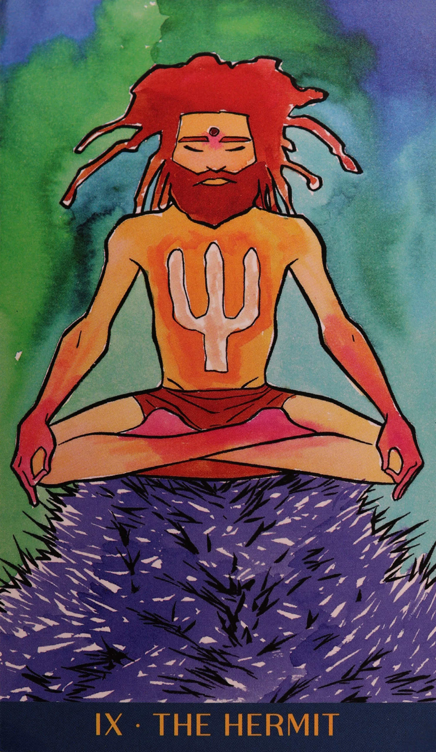 yoga-tarot-9-the-hermit-tarot-card